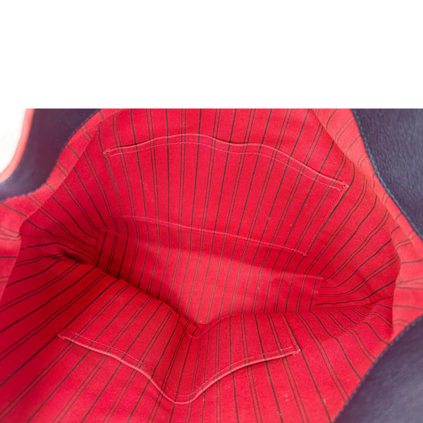 LOUIS VUITTON Melie Empreinte Leather Hobo Shoulder Bag Marine Rouge