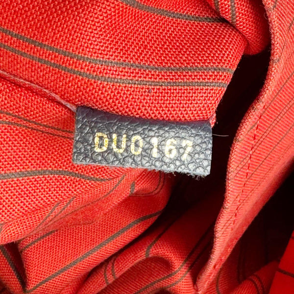 LOUIS VUITTON Melie Empreinte Leather Hobo Shoulder Bag Marine Rouge