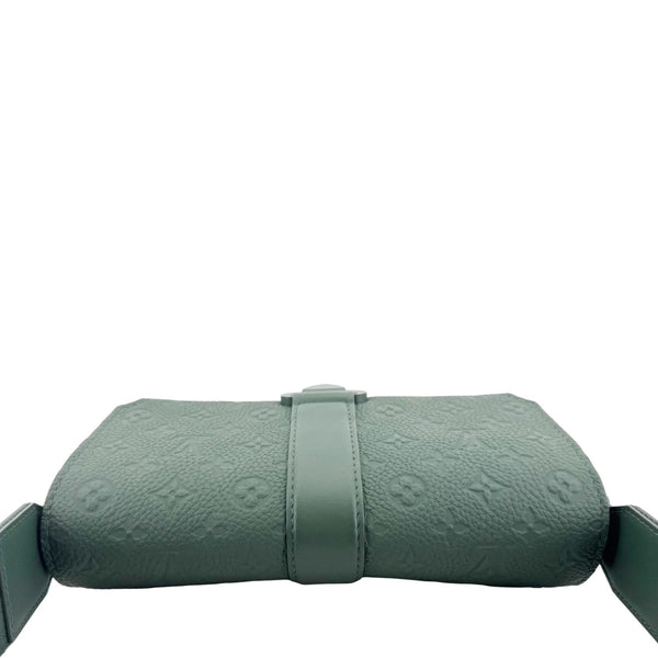 LOUIS VUITTON S-Cape Taurillon Monogram Embossed Leather Messenger Bag Green