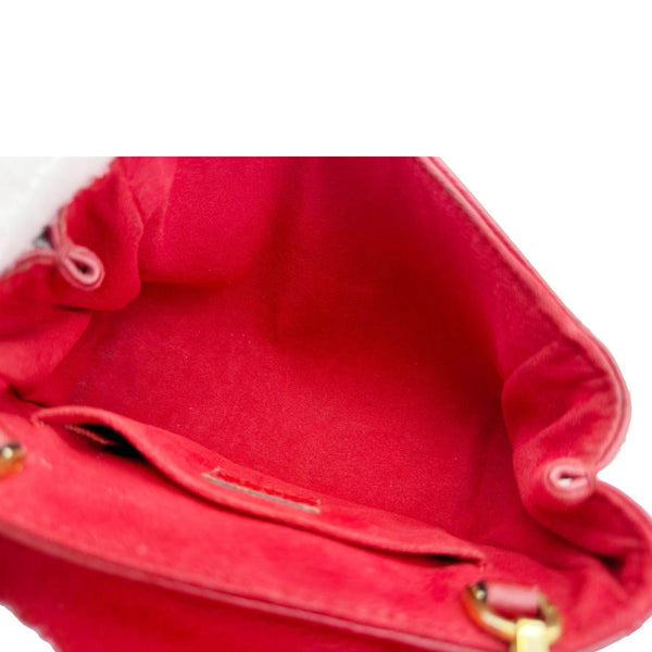 LOUIS VUITTON Saint Germain Monogram Empreinte Leather Crossbody Bag Red