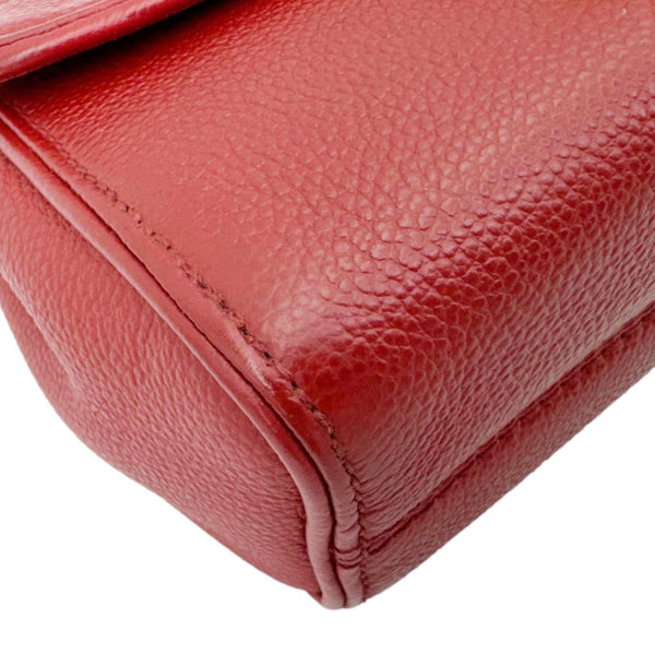 LOUIS VUITTON Saint Germain Monogram Empreinte Leather Crossbody Bag Red