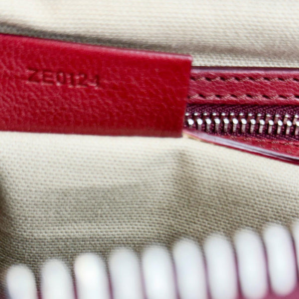 GIVENCHY Antigona Leather Satchel Shoulder Bag Maroon