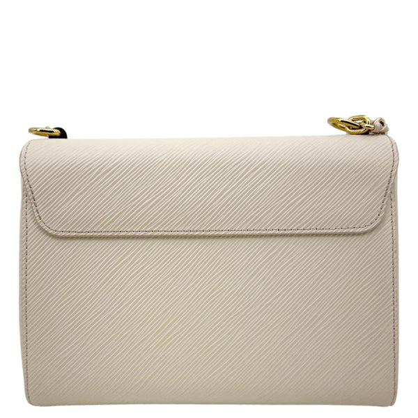 LOUIS VUITTON Twist MM Epi Leather Chain Shoulder Bag Off White