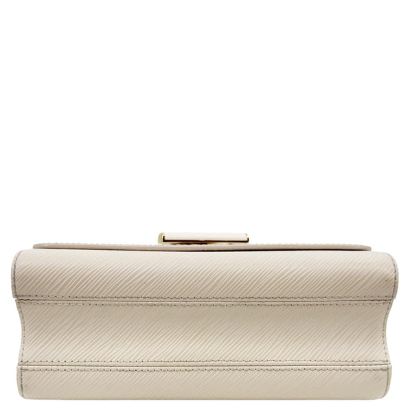 LOUIS VUITTON Twist MM Epi Leather Chain Shoulder Bag Off White