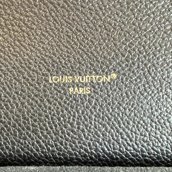 LOUIS VUITTON Metis East West Pochette Empreinte Leather Crossbody Bag Black