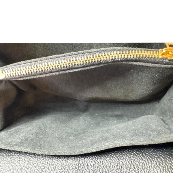 LOUIS VUITTON Metis East West Pochette Empreinte Leather Crossbody Bag Black