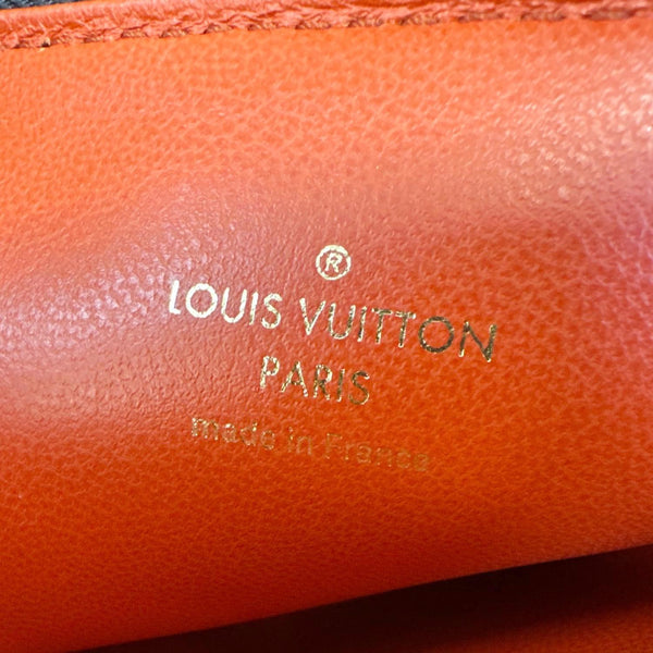 LOUIS VUITTON Coussin BB Monogram Embossed Leather Shoulder Bag Black