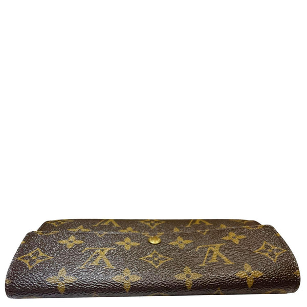 LOUIS VUITTON Sarah Vintage Monogram Canvas Wallet Brown