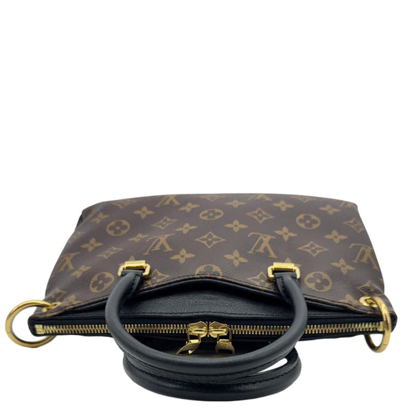LOUIS VUITTON Pallas BB Monogram Canvas Shoulder Bag Black