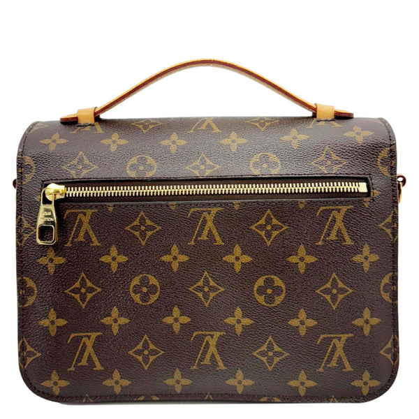 LOUIS VUITTON Metis Pochette Monogram Canvas Crossbody Bag Brown