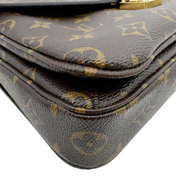 LOUIS VUITTON Metis Pochette Monogram Canvas Crossbody Bag Brown