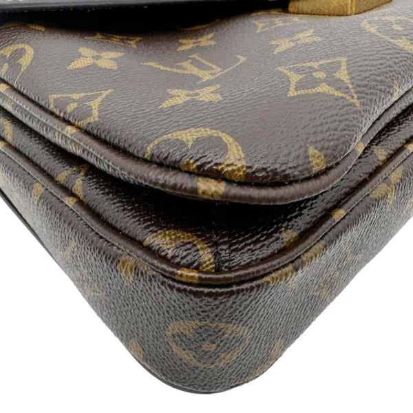 LOUIS VUITTON Metis Pochette Monogram Canvas Crossbody Bag Brown