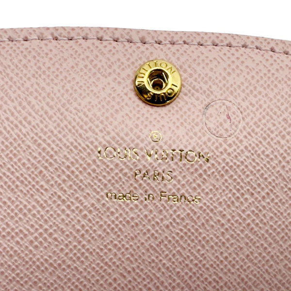 LOUIS VUITTON Emilie Damier Azur Wallet Rose Ballerine