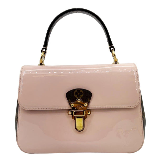 LOUIS VUITTON Cherrywood BB Vernis Leather Crossbody Bag Pink