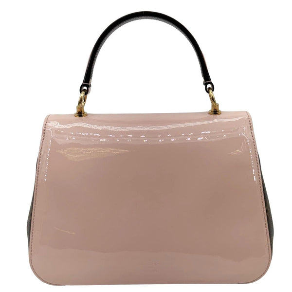 LOUIS VUITTON Cherrywood BB Vernis Leather Crossbody Bag Pink