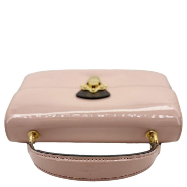 LOUIS VUITTON Cherrywood BB Vernis Leather Crossbody Bag Pink