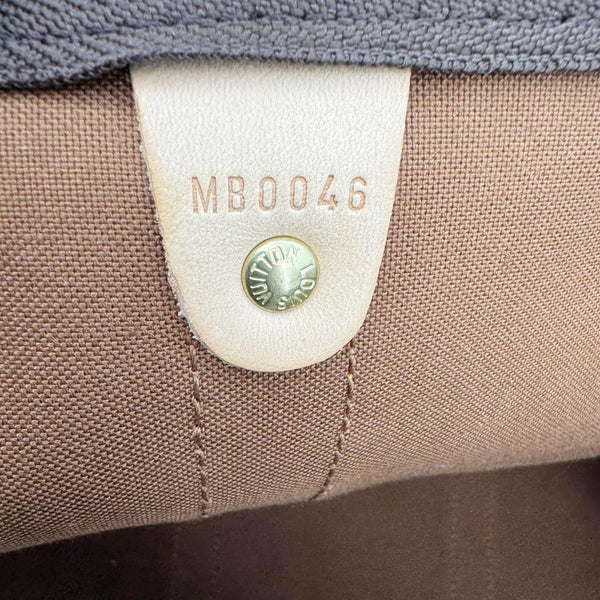 LOUIS VUITTON Keepall 55 Bandouliere Monogram Canvas Travel Bag Brown