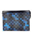 LOUIS VUITTON Toiletry 26 Graphite Pixel Canvas Pouch Blue
