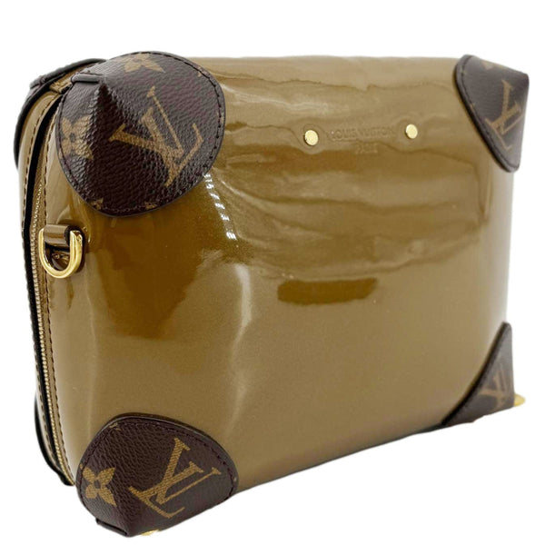 LOUIS VUITTON Venice Monogram Vernis Leather Shoulder Bag Bronze