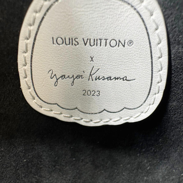 LOUIS VUITTON LV x YK Nano Speedy Monogram Empreinte Leather Shoulder Bag Black