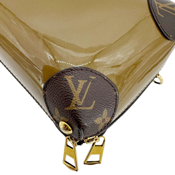 LOUIS VUITTON Venice Monogram Vernis Leather Shoulder Bag Bronze