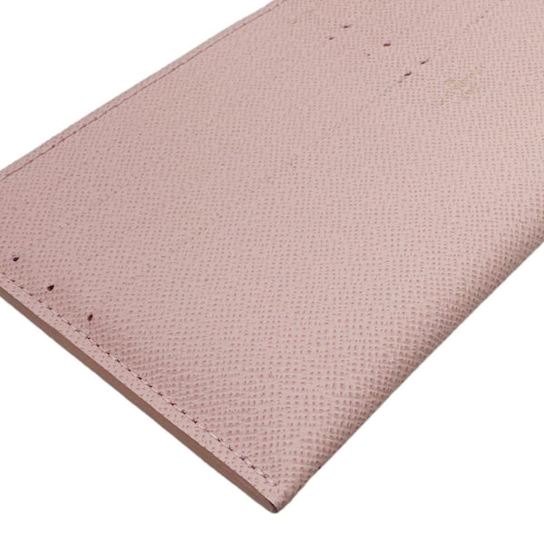 LOUIS VUITTON Felicie Calfskin Leather Insert Card Holder Rose Poudre