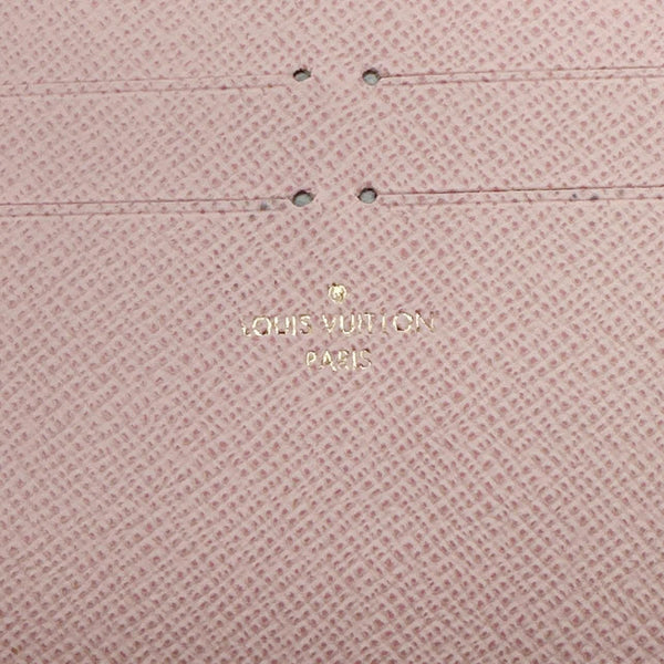 LOUIS VUITTON Felicie Calfskin Leather Insert Card Holder Rose Poudre