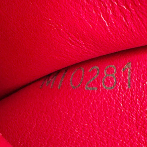 LOUIS VUITTON Capucines Taurillon Leather Compact Wallet Red