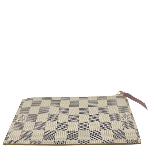 LOUIS VUITTON Felicie Damier Azur Insert Zip Pouch Rose Ballerine