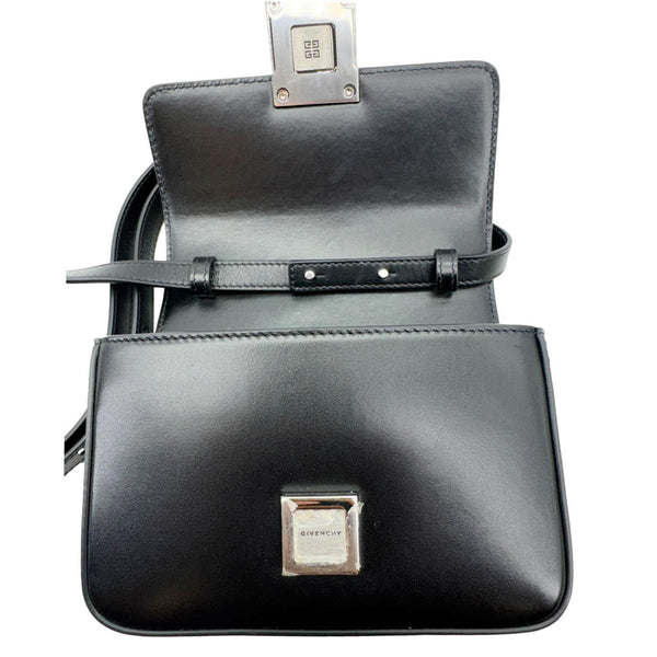 GIVENCHY 4G Small Smooth Leather Crossbody Bag Black