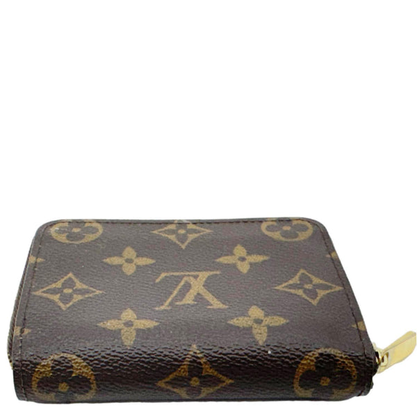 LOUIS VUITTON Monogram Canvas Zippy Coin Purse Brown