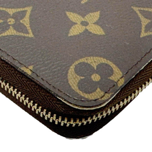 LOUIS VUITTON Monogram Canvas Zippy Coin Purse Brown