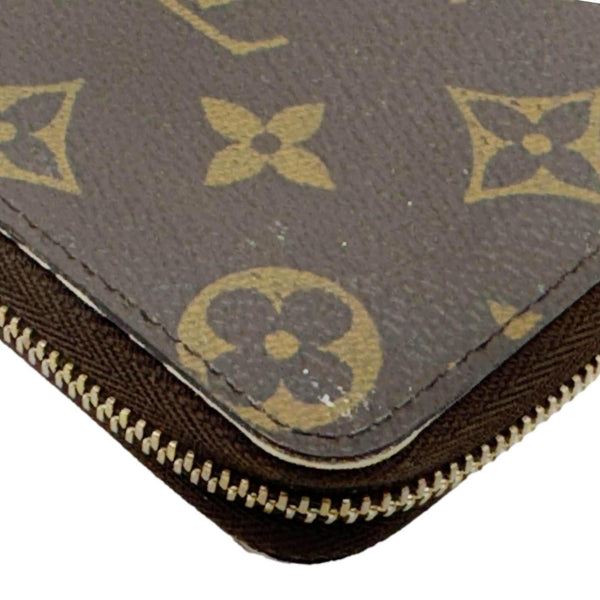 LOUIS VUITTON Monogram Canvas Zippy Coin Purse Brown