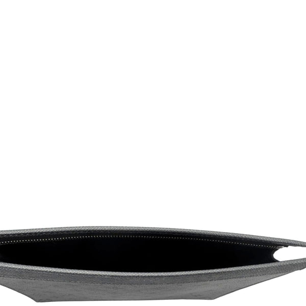 LOUIS VUITTON Voyage MM Monogram Eclipse Pouch Bag Gray