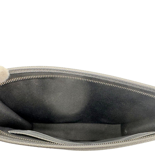 LOUIS VUITTON Voyage MM Monogram Eclipse Pouch Bag Gray