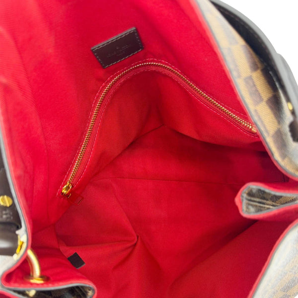 LOUIS VUITTON Graceful MM Damier Ebene Shoulder Bag Brown