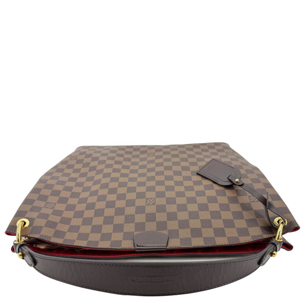 LOUIS VUITTON Graceful MM Damier Ebene Shoulder Bag Brown