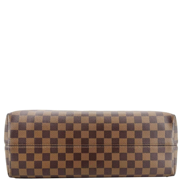 LOUIS VUITTON Graceful MM Damier Ebene Shoulder Bag Brown