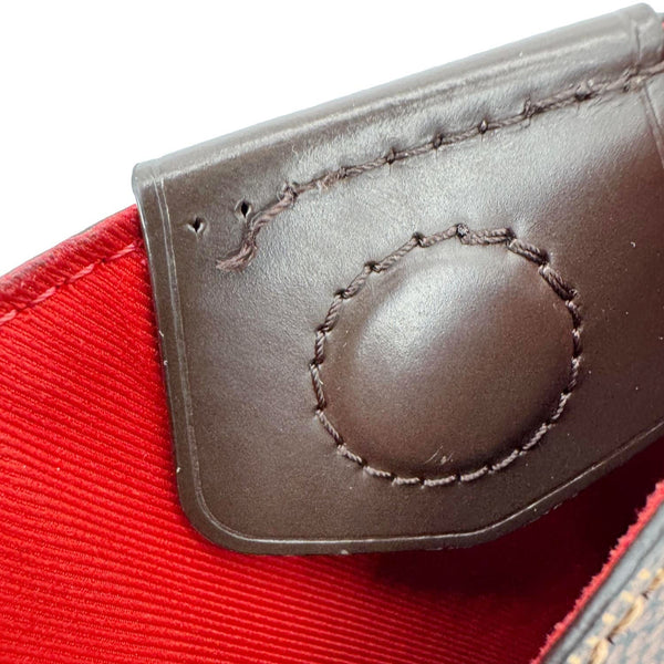 LOUIS VUITTON Graceful MM Damier Ebene Shoulder Bag Brown