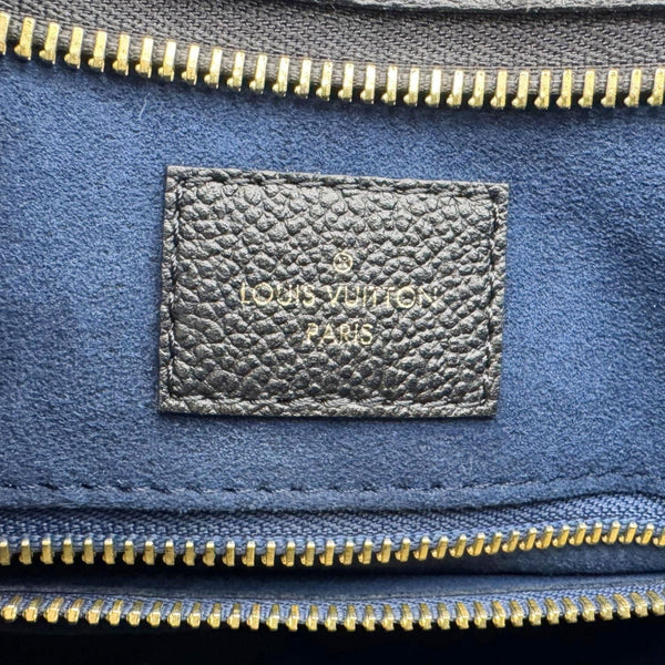 LOUIS VUITTON Carryall MM Monogram Empreinte Leather Shoulder Bag Black