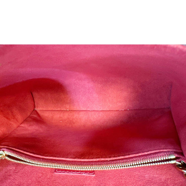 LOUIS VUITTON Caissa Damier Ebene Chain Clutch Shoulder Bag Brown