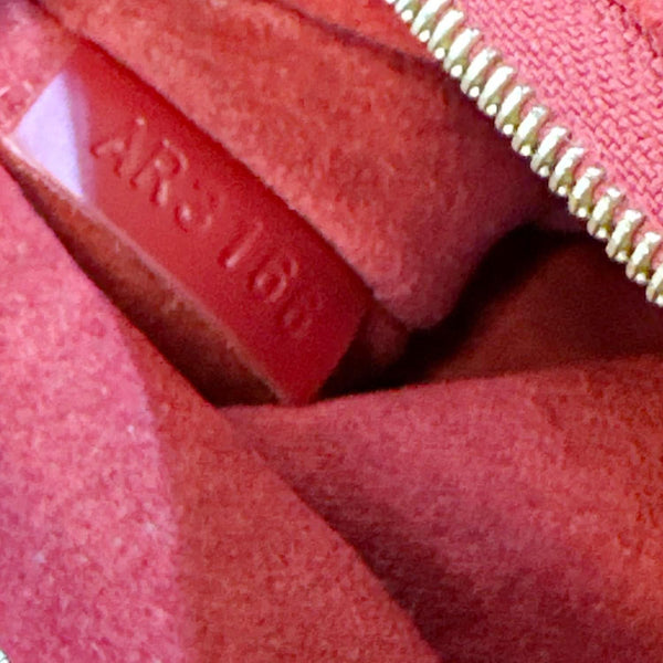 LOUIS VUITTON Caissa Damier Ebene Chain Clutch Shoulder Bag Brown