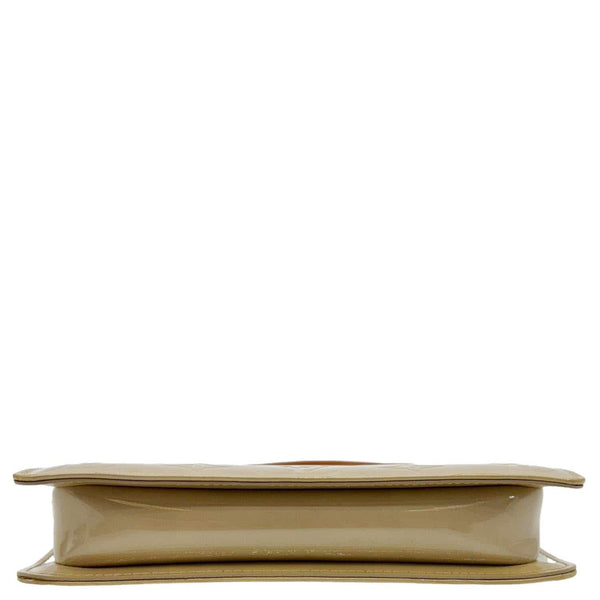 LOUIS VUITTON Lexington Pochette Monogram Vernis Pouch Bag Creme