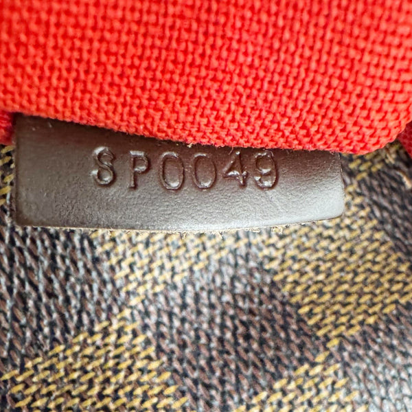 LOUIS VUITTON Bloomsbury PM Damier Ebene Crossbody Bag Brown