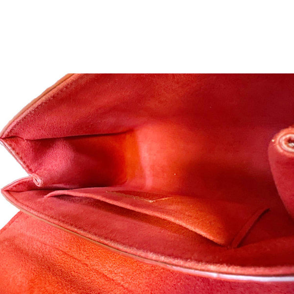 LOUIS VUITTONSaint Sulpice BB Monogram Empreinte Leather Shoulder Bag Red