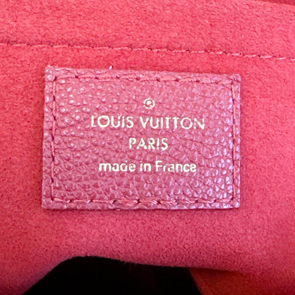 LOUIS VUITTONSaint Sulpice BB Monogram Empreinte Leather Shoulder Bag Red
