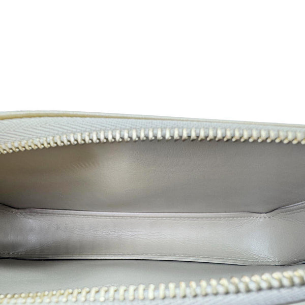 LOUIS VUITTON Lexington Pochette Monogram Vernis Pouch Bag Creme