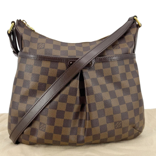 LOUIS VUITTON Bloomsbury PM Damier Ebene Crossbody Bag Brown
