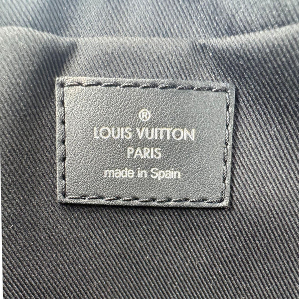 LOUIS VUITTON Porte Documents Voyage PM Monogram Eclipse Briefcase Bag Black