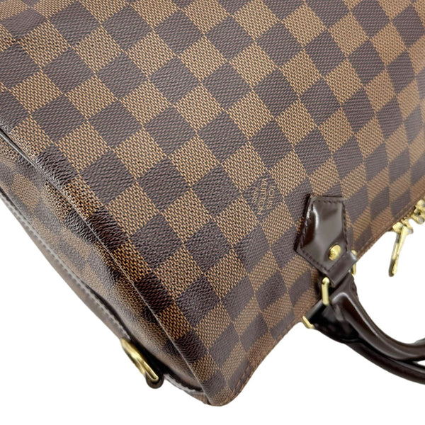 LOUIS VUITTON Speedy 30 Bandouliere Damier Ebene Shoulder Bag Brown